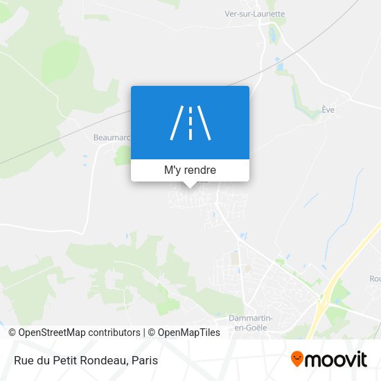 Rue du Petit Rondeau plan