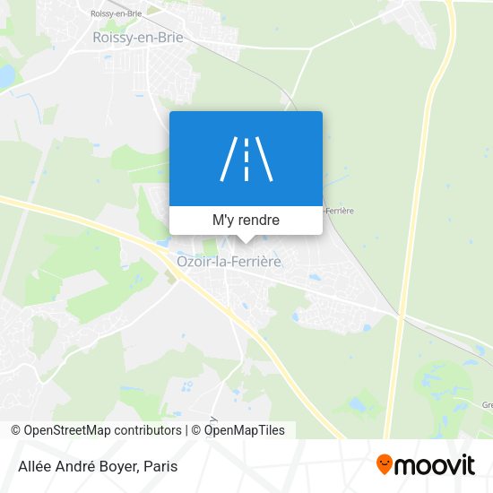 Allée André Boyer plan
