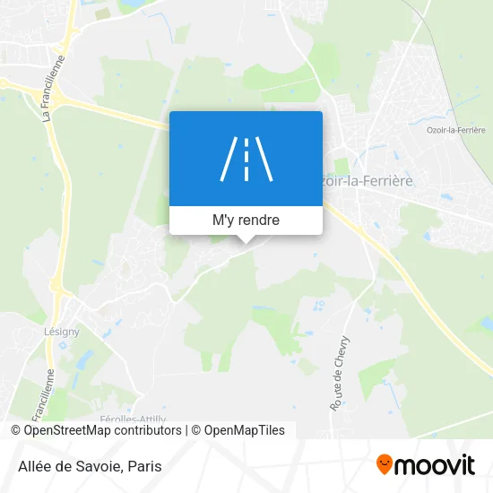 Allée de Savoie plan