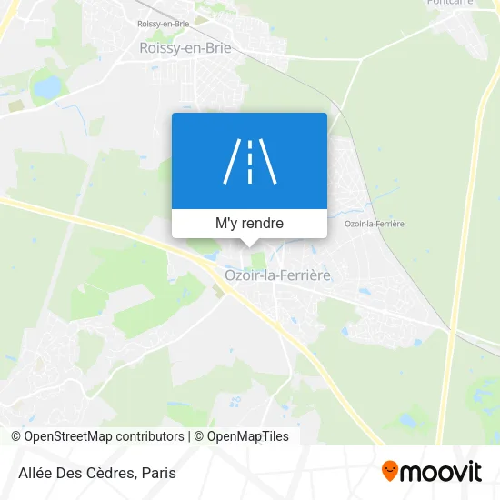Allée Des Cèdres plan