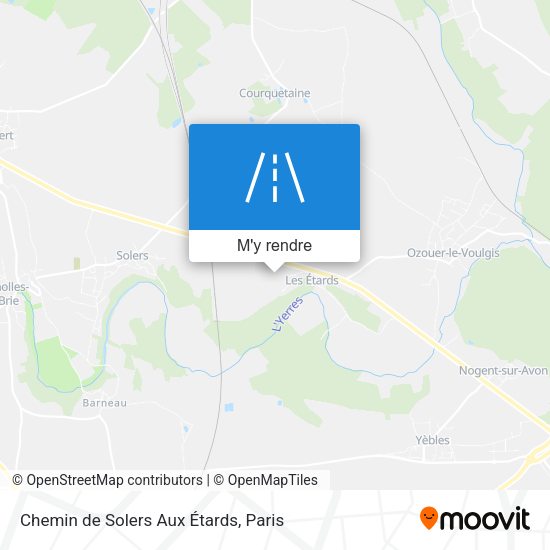 Chemin de Solers Aux Étards plan