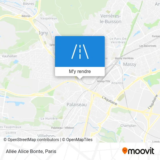 Allée Alice Bonte plan