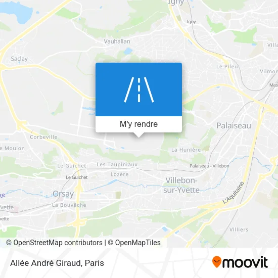 Allée André Giraud plan