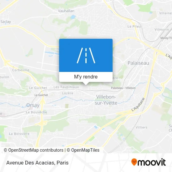 Avenue Des Acacias plan