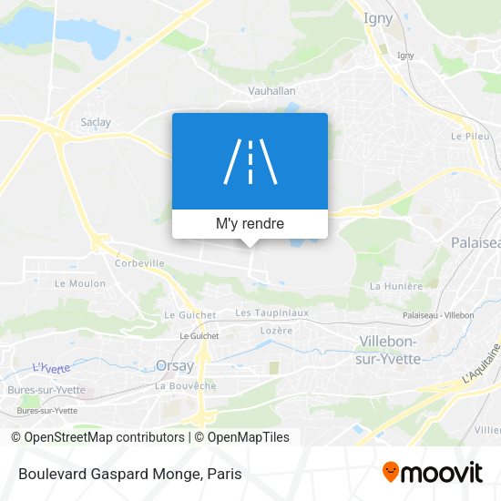 Boulevard Gaspard Monge plan