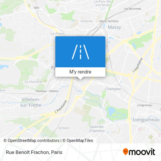 Rue Benoît Frachon plan