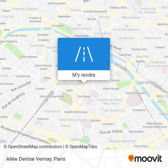 Allée Denise Vernay plan