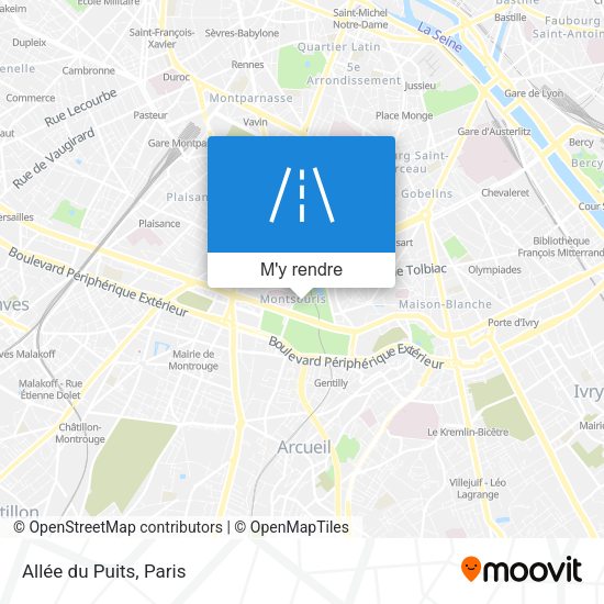 Allée du Puits plan
