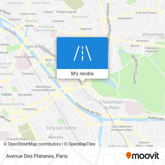 Avenue Des Platanes plan