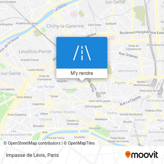 Impasse de Lévis plan