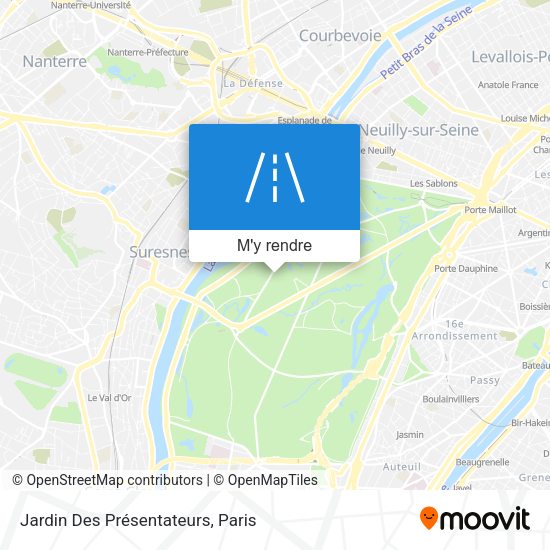 Jardin Des Présentateurs plan