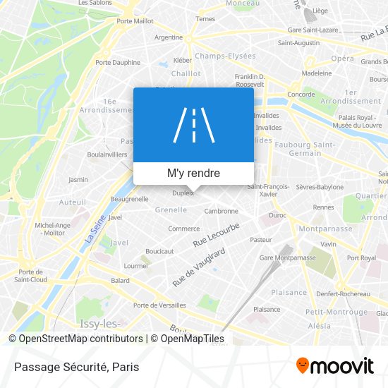 Passage Sécurité plan