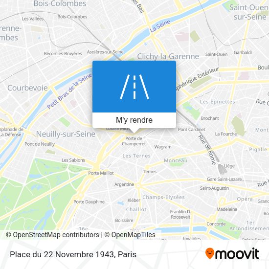 Place du 22 Novembre 1943 plan