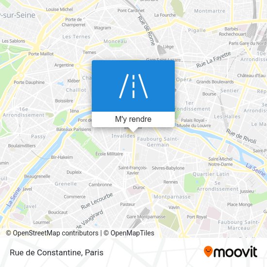 Rue de Constantine plan