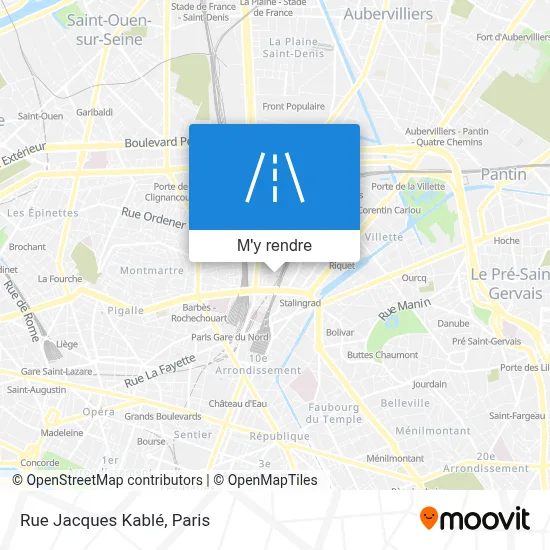 Rue Jacques Kablé plan