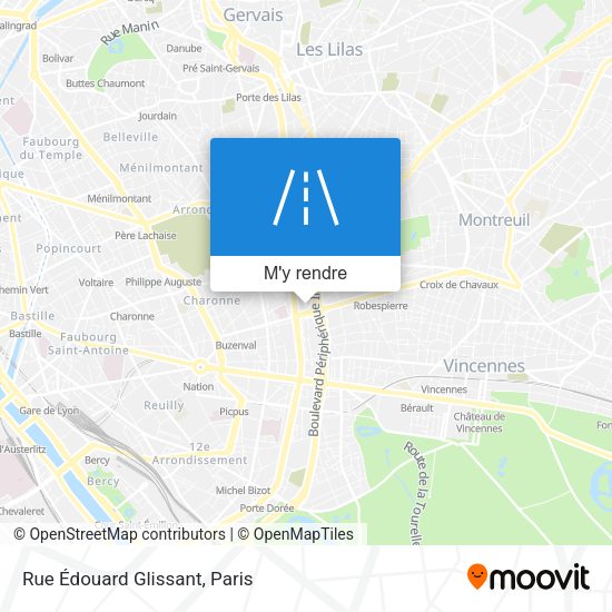 Rue Édouard Glissant plan