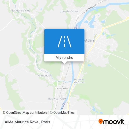 Allée Maurice Ravel plan