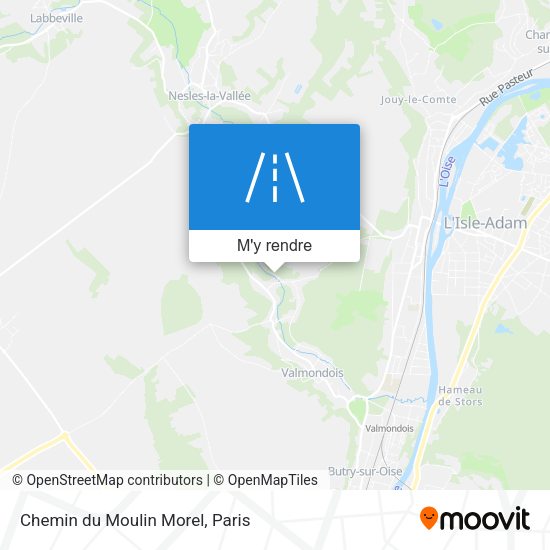 Chemin du Moulin Morel plan