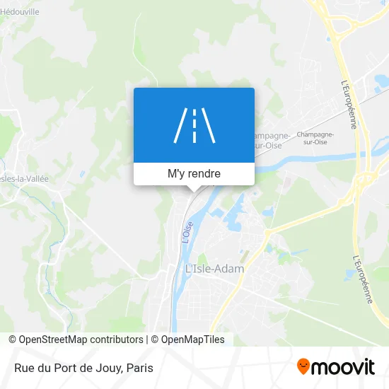 Rue du Port de Jouy plan