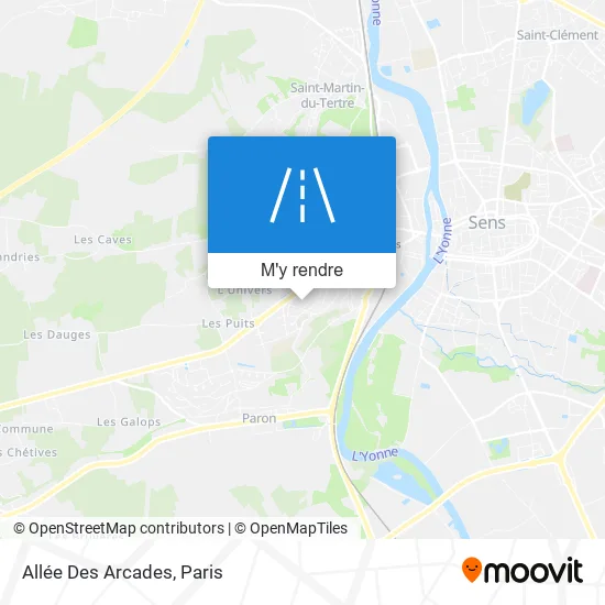 Allée Des Arcades plan