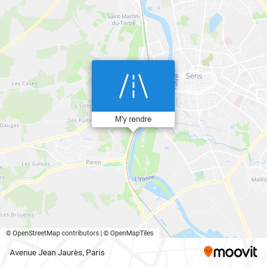 Avenue Jean Jaurès plan