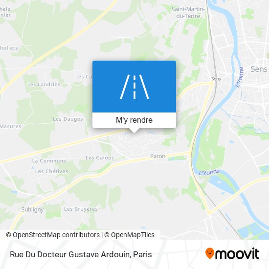 Rue Du Docteur Gustave Ardouin plan