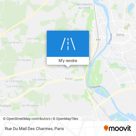 Rue Du Mail Des Charmes plan