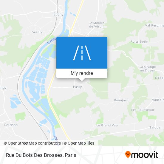 Rue Du Bois Des Brosses plan