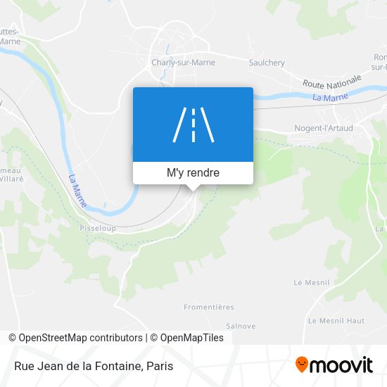 Rue Jean De La Fontaine plan