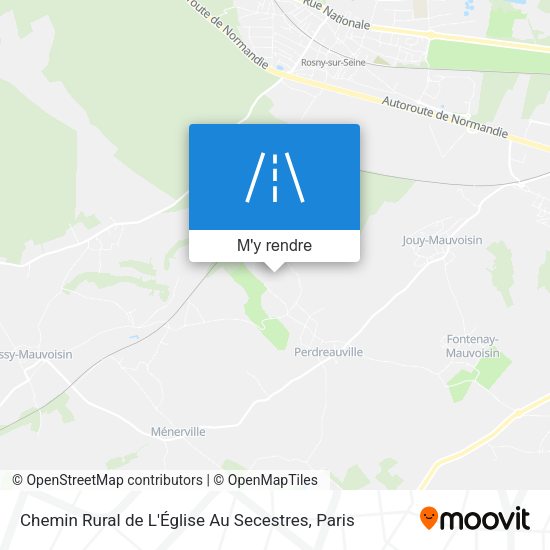 Chemin Rural de L'Église Au Secestres plan