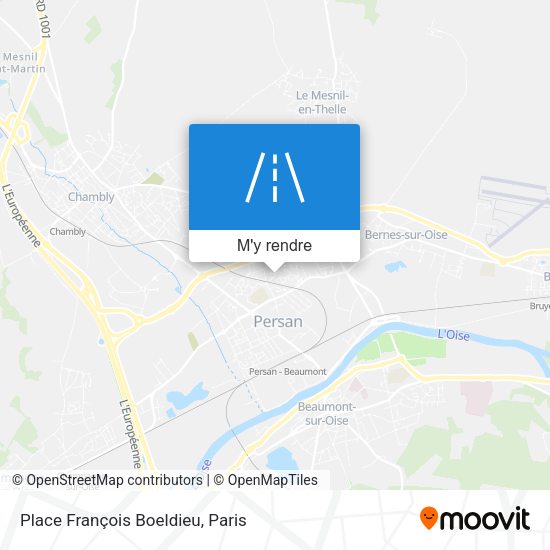 Place François Boeldieu plan