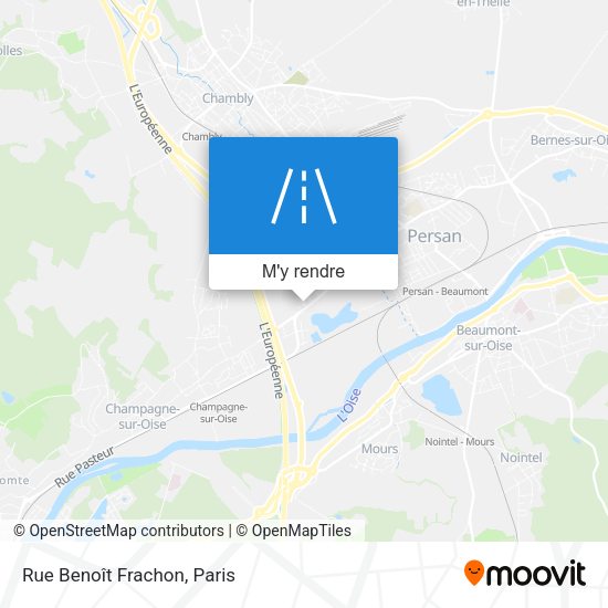 Rue Benoît Frachon plan