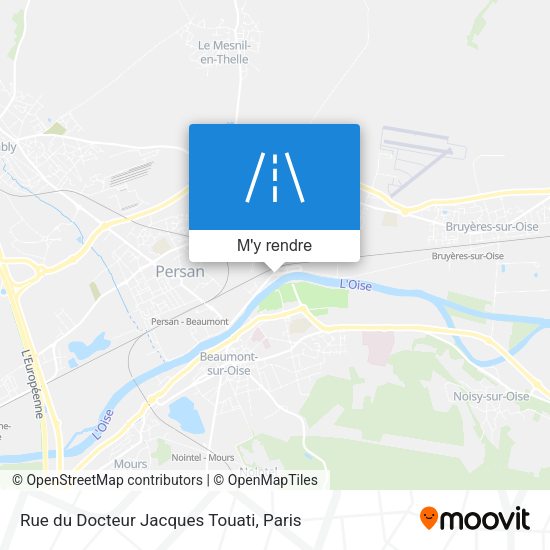 Rue du Docteur Jacques Touati plan