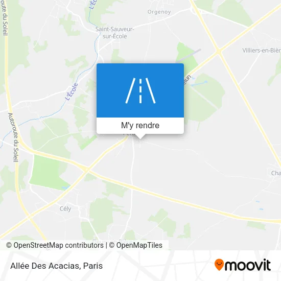 Allée Des Acacias plan