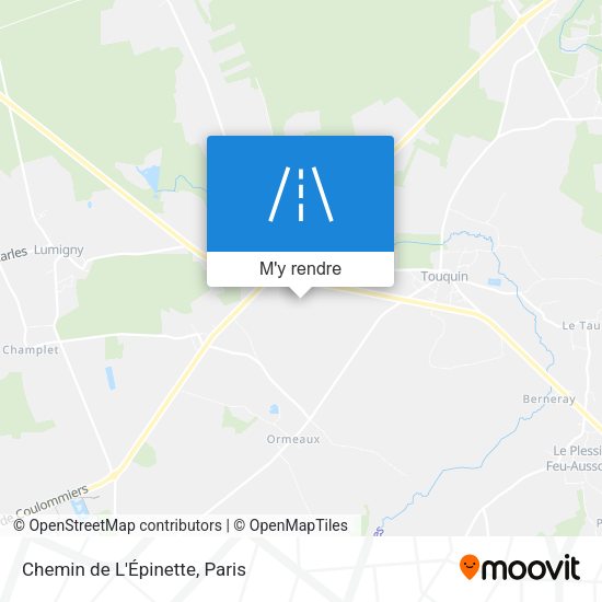 Chemin de L'Épinette plan