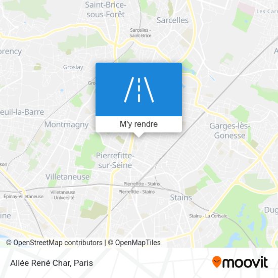 Allée René Char plan