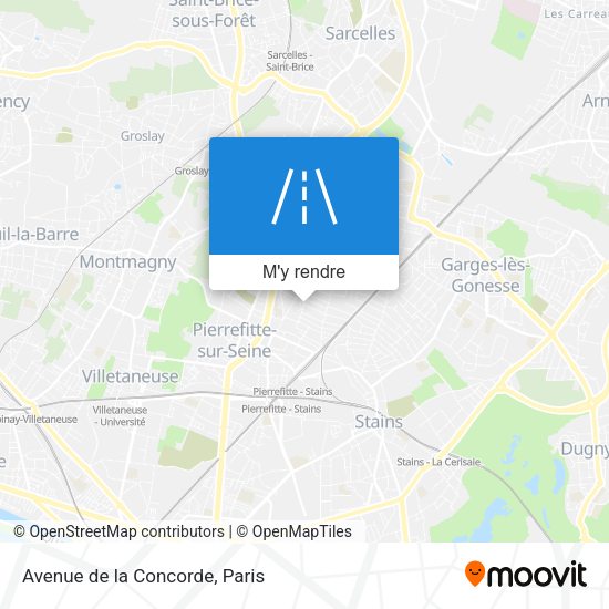 Avenue de la Concorde plan