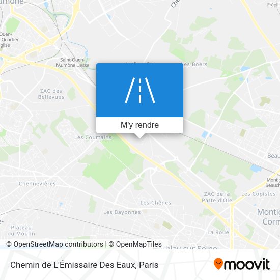 Chemin de L'Émissaire Des Eaux plan