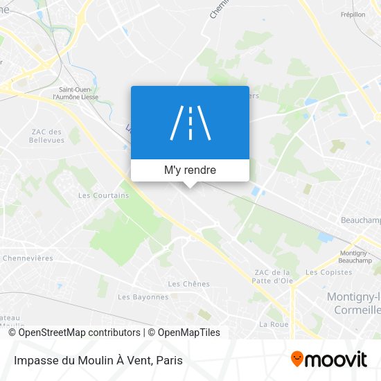 Impasse du Moulin À Vent plan