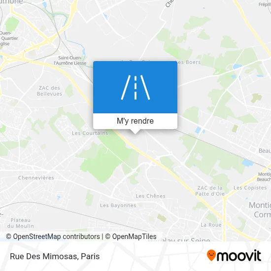 Rue Des Mimosas plan