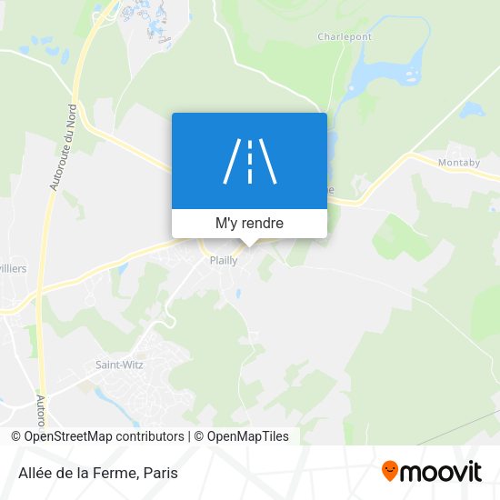 Allée de la Ferme plan