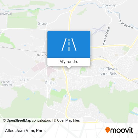 Allée Jean Vilar plan