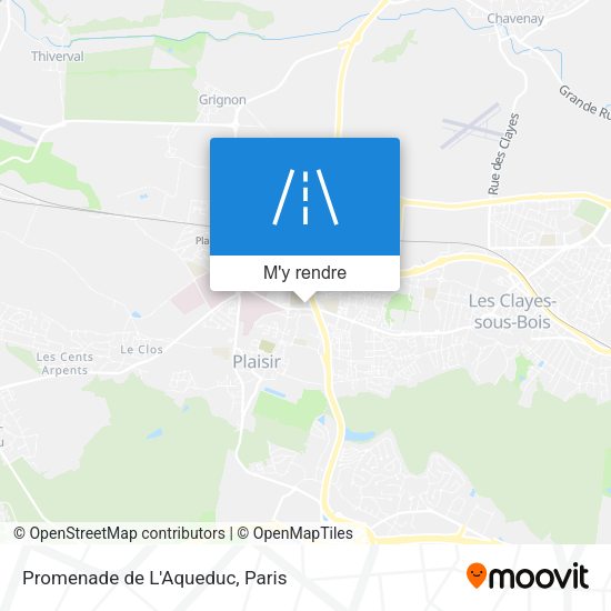 Promenade de L'Aqueduc plan