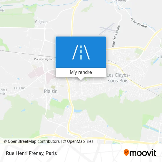Rue Henri Frenay plan
