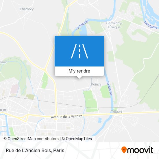 Rue de L'Ancien Bois plan