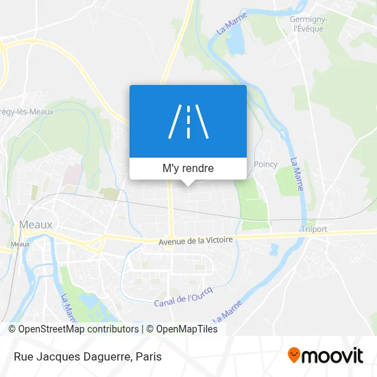 Rue Jacques Daguerre plan