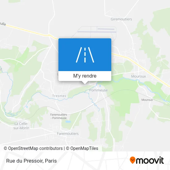 Rue du Pressoir plan