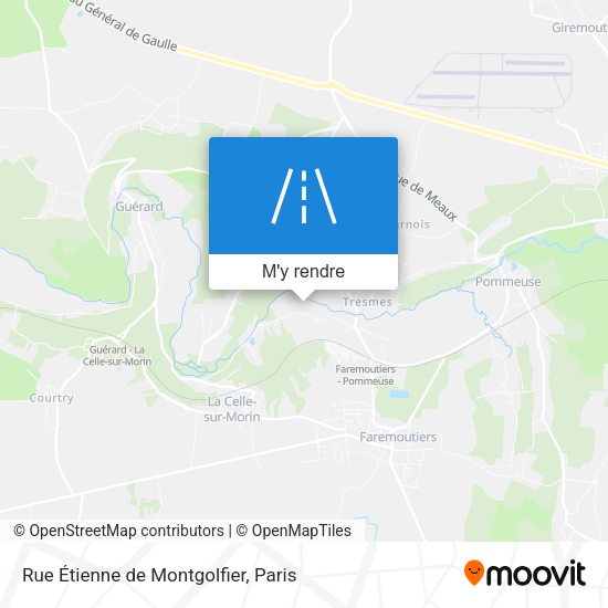 Rue Étienne de Montgolfier plan