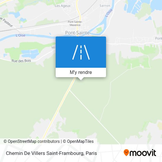 Chemin De Villers Saint-Frambourg plan