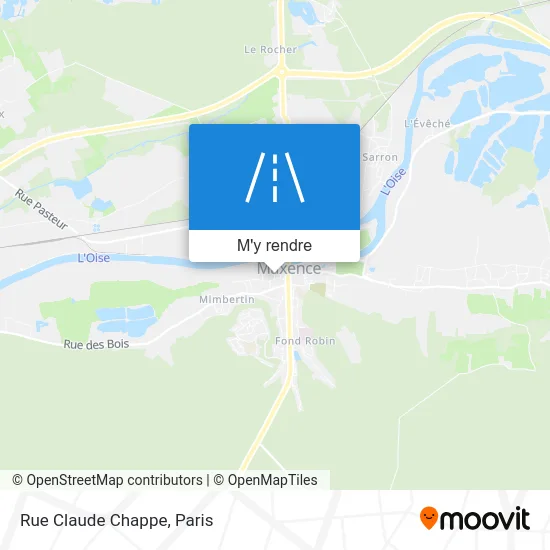 Rue Claude Chappe plan